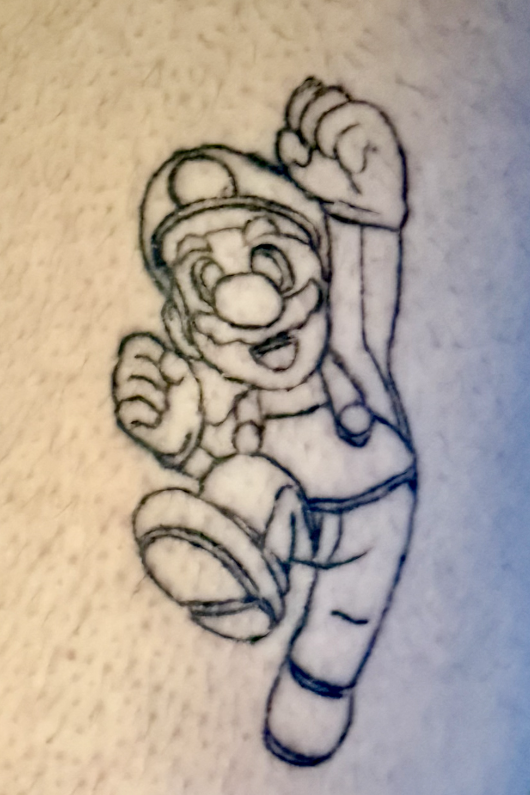 Super Mario Tattoo