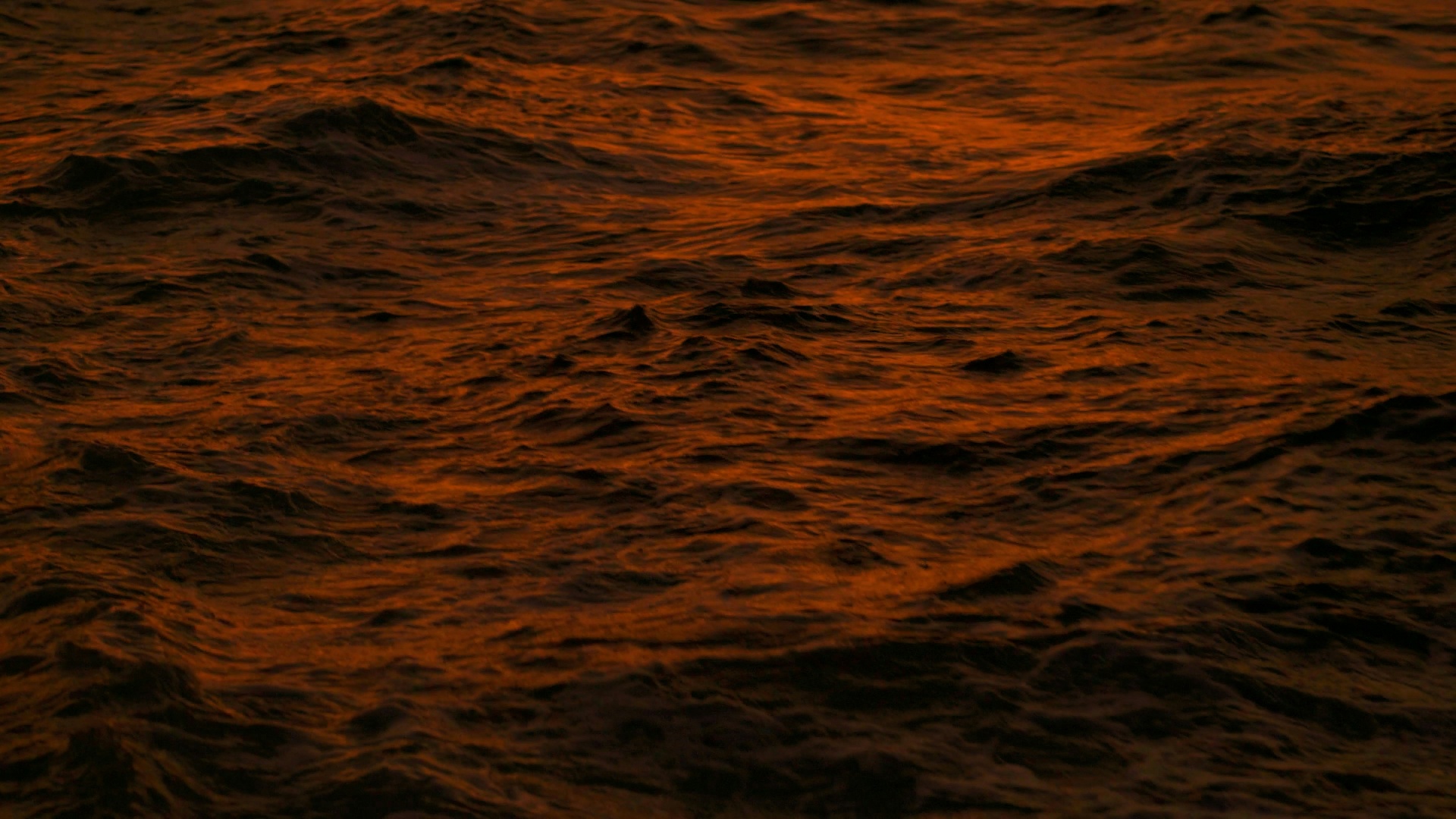 Orange Waves